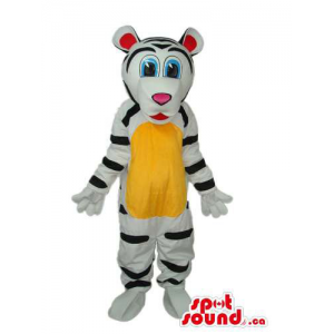 Cute White Tiger Plush...