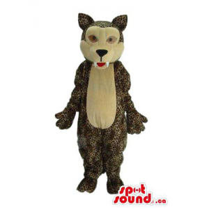 Patterned Brown Wolf Animal...