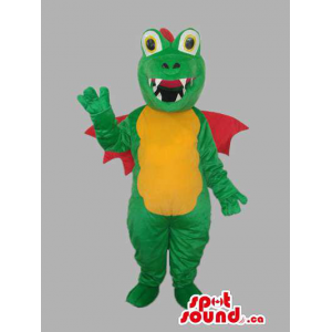 Green Dragon Plush Mascot...