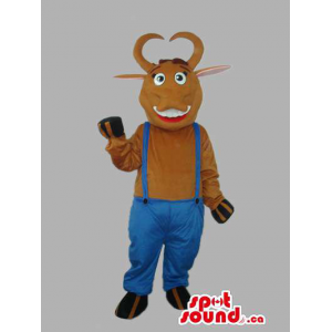 Brown Cow Animal Plush...