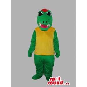 Green Dragon Mascot Plush...