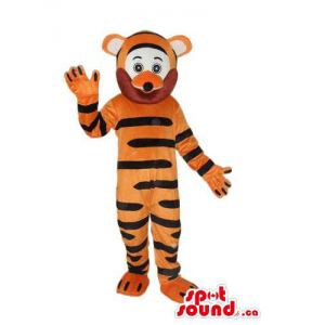 Cute Orange Tiger Plush...