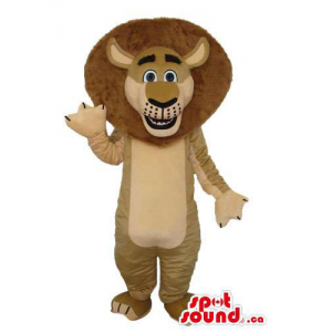 Cute Light Brown Lion Plush...