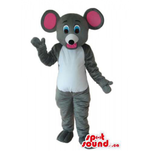 Grey Mouse Plush Mascot...