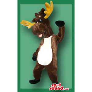 Brown Reindeer Animal Plush...