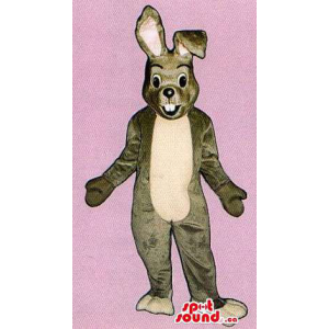 Grey Bunny Plush Mascot...