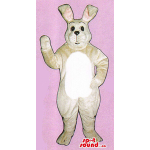 Beige Bunny Plush Mascot...