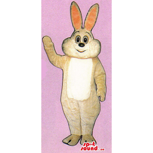 Beige Bunny Plush Mascot...