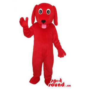 Cute All Red Dog Pet Animal...