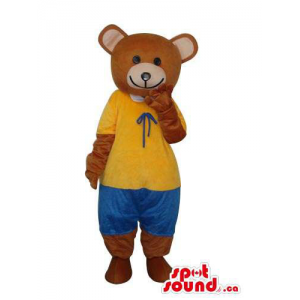 Brown Teddy Bear Mascot...