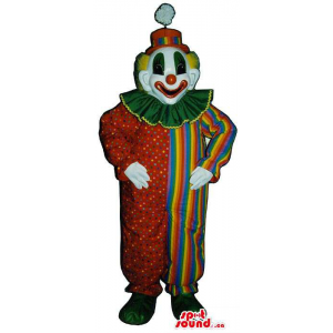 Very Colourful Clown Mascot...