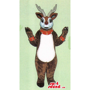 Brown Reindeer Animal Plush...