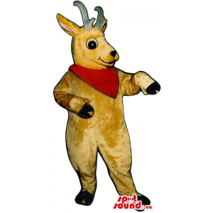 Brown Reindeer Plush Mascot...