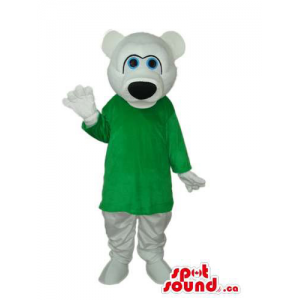 White Bear Mascot Plush...