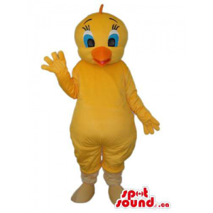 Yellow Bird Alike Mascote...