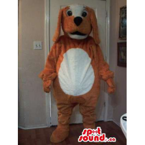 Dog Brown mascote de...