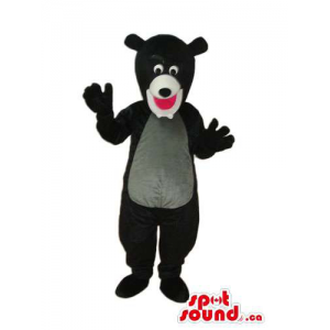 Black Bear Mascot Plush com...