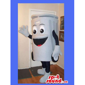 White Recycling Box Mascot...