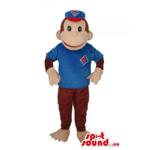 Brown Monkey Animal Plush...