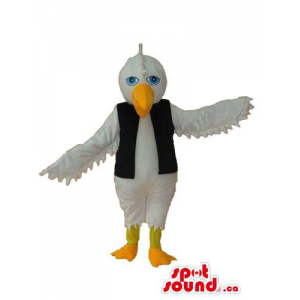 White Bird Mascot Plush...