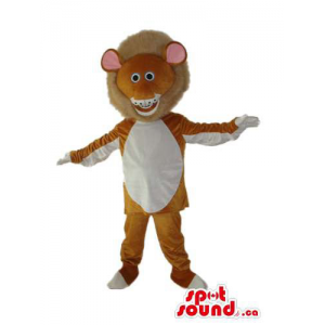 Cartoon Brown Lion Plush...