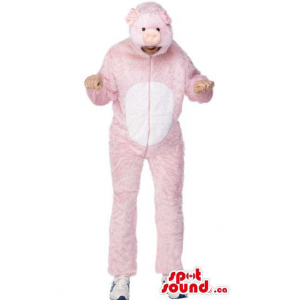 Pink Pig Personagem Adulto...