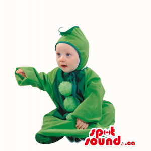 Cute Halloween Green Pea...