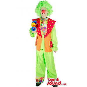 Clown Adult Size Costume...