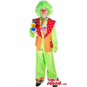 Clown Costume Adult Tamanho...