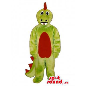 Green Dragon Mascot Plush...