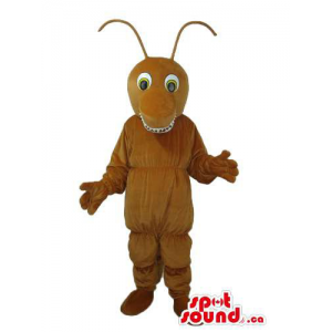 Brown Ant Bug mascote de...