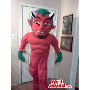 Caráter da mascote do diabo...