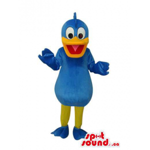 Cute Cartoon Blue Duck...