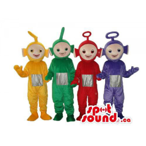 Five Well-Known Teletubbies Plush Mascots In Four Colors