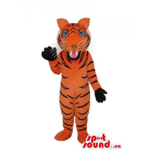 All Orange Tiger Animal...