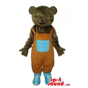 Brown Bear Plush Mascot...