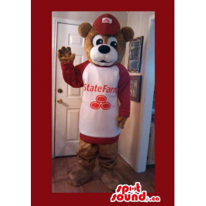 Brown Bear Plush Mascot...