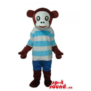 Brown Monkey Animal Plush...