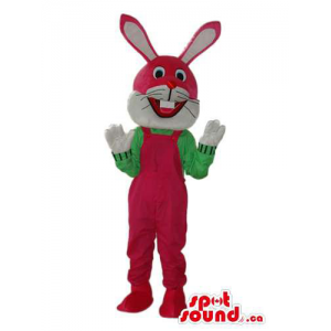 Red And White Rabbit Plush...