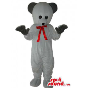 Cute White Teddy Bear Plush...