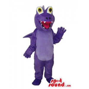 Todos Purple Dragon Mascot...