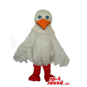 White Bird Plush Mascot...