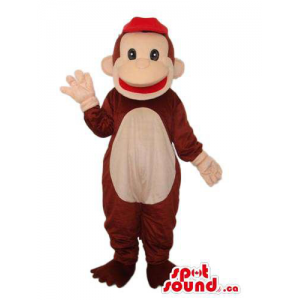 Brown Monkey Animal Plush...