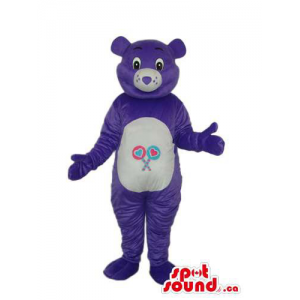 Purple Care Bear Cartoon...