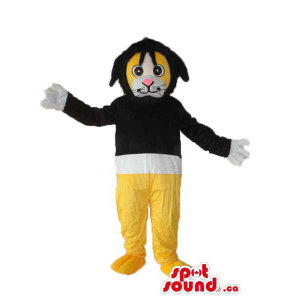 Mascot Plush amarelo e...