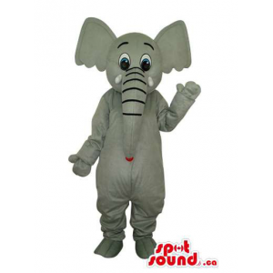 Cartoon Grey Elephant Plush...