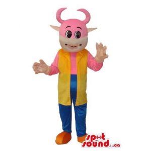 Fairy-Tale Pink Cow Animal...