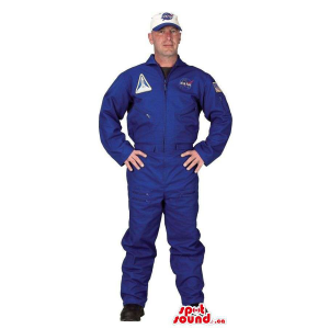 Azul Nasa Uniforme Adulto...