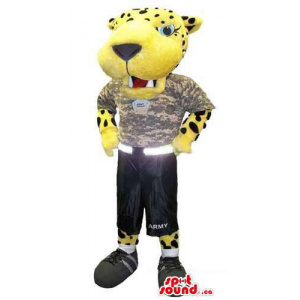 Flashy Yellow Tiger Plush...