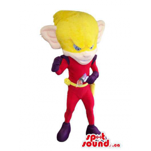 Superhero Plush Mascot With...